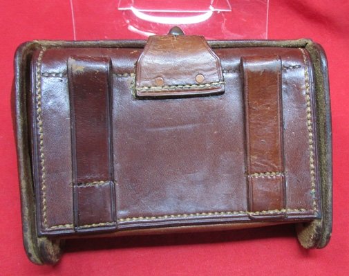  US Pre WWI, .30 Caliber, Brown Leather Mckeever Pattern Cartridge Box & Tool, 1908 — image 3