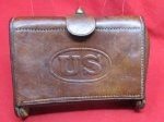 US Pre WWI, .30 Caliber, Brown Leather Mckeever Pattern Cartridge …