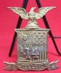 US Indian War Era, New York Helmet Plate, 14th Regiment