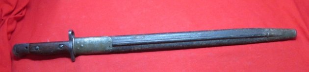  British WWI M1907 Bayonet & Scabbard, Chapman Mfg. '17 — image 2