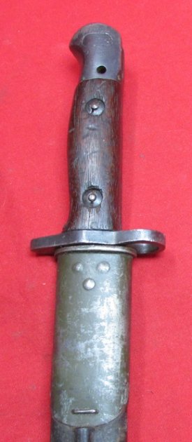  British WWI M1907 Bayonet & Scabbard, Chapman Mfg. '17 — image 3