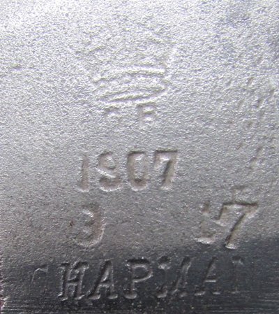  British WWI M1907 Bayonet & Scabbard, Chapman Mfg. '17 — image 7