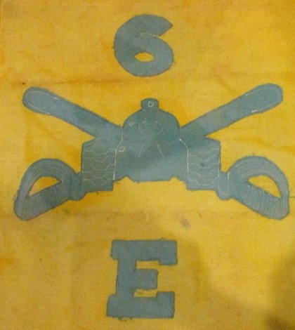 US Post WWII Army Armored Cavalry Wool Guidon 6/E — image 3
