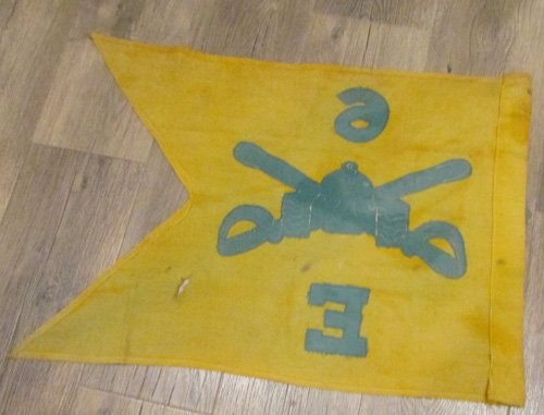  US Post WWII Army Armored Cavalry Wool Guidon 6/E — image 4