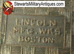  US Pre WWI, Mass N.G. Infantry Watch Fob, HQ Co., 5th Inf'y — image 4