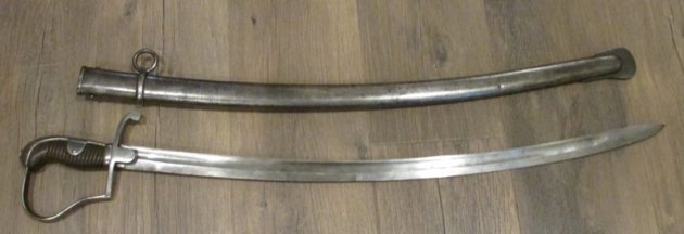  German WWI Artillery Enlisted Sword, Simson, Suhl Mfg. 1915 — image 5