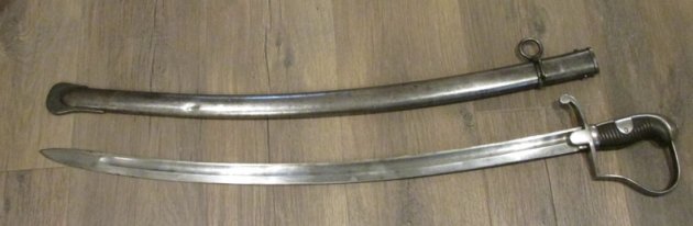  German WWI Artillery Enlisted Sword, Simson, Suhl Mfg. 1915 — image 6