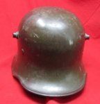 German WWI M1916 Steel Helmet Shell, Original Paint, BF64