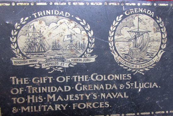  British WWI Chocolate Tin, A Gift from the Colonies, Trinidad, Grenada, St.Lucia — image 3