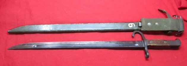  Japanese WWII Type 30 Bayonet, Matsushita Kinzoku, Arrow-M Proof, Korean War Reissue — image 5