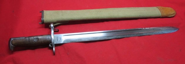  US WWI, M1905 Bayonet & Replica Scabbard, SA 1906 Blade — image 6