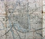 British WWI Trenh Map Belgium, Ypres Sector 1917