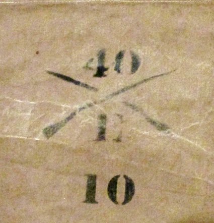  US WWI Canvas Shelter Half, Khaki, 40th Infantry Company E — image 2