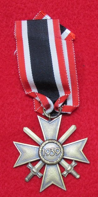  German WWII KvK 2nd Class with Swords — image 2