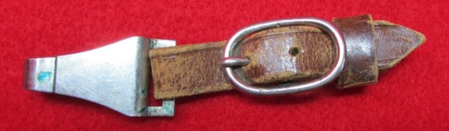  German WWII SA Leather Enlisted Dagger Hanger — image 2