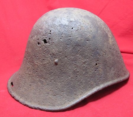  Romania, WWII Battlefield Relic Helmet, Possible Eastern Front Recovery — image 4
