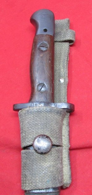  British WWI M1907 Bayonet & Scabbard With Frog, Wilkinson Mfg, KM1940 — image 3