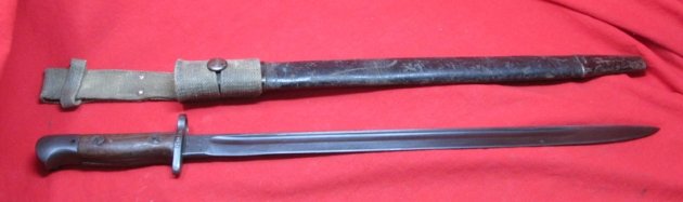  British WWI M1907 Bayonet & Scabbard With Frog, Wilkinson Mfg, KM1940 — image 5