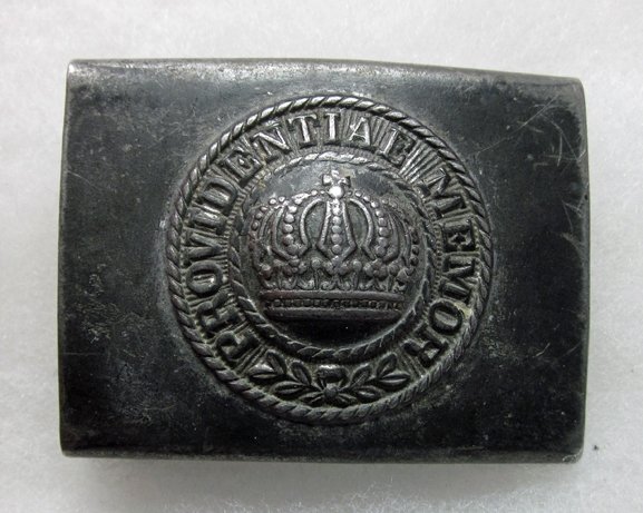 German WWI Saxon Enlisted M1915 Belt Buckle — image 2