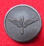 US WWI Enlisted Collar Disc, Air Service, Screwpost Reverse