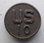 US WWI Type 1 Collar Disc, US 10