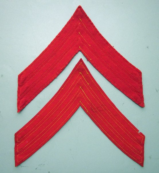  US WWI Era USMC Sergeant Dress Chevrons, Pair — image 3