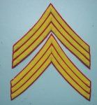 US WWI Era USMC Sergeant Dress Chevrons, Pair