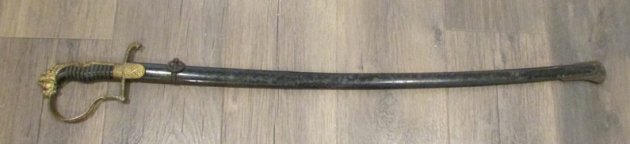  German Intewar Period, Artillery Officers Lionhead Sword,  WKC — image 2