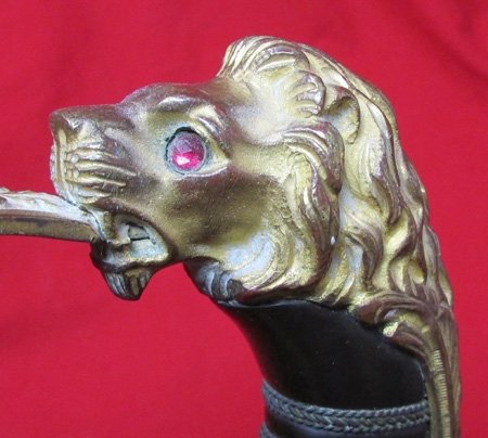  German Intewar Period, Artillery Officers Lionhead Sword,  WKC — image 7