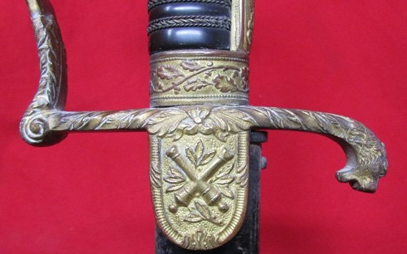  German Intewar Period, Artillery Officers Lionhead Sword,  WKC — image 8