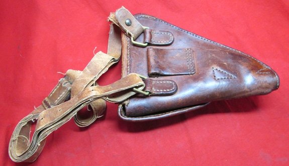  Japanese WWII Type 14 Nambu Holster & Shoulder Strap — image 3