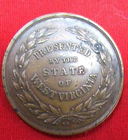 US Civil War, West Virginia Veterans Medal Planchet, Independent Exempt Vol. Infanty — image 2