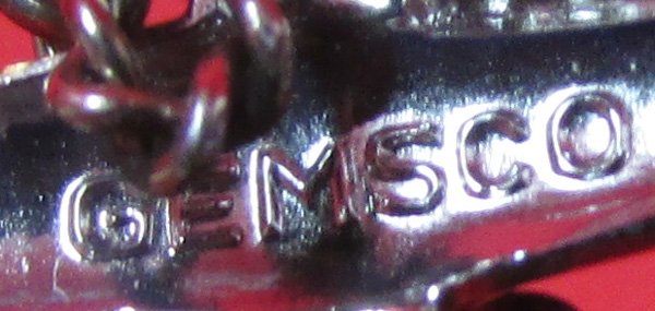  USMC Post WWII, USMC Officer Dress Hat Emblem, GEMSCO, Sterling — image 2