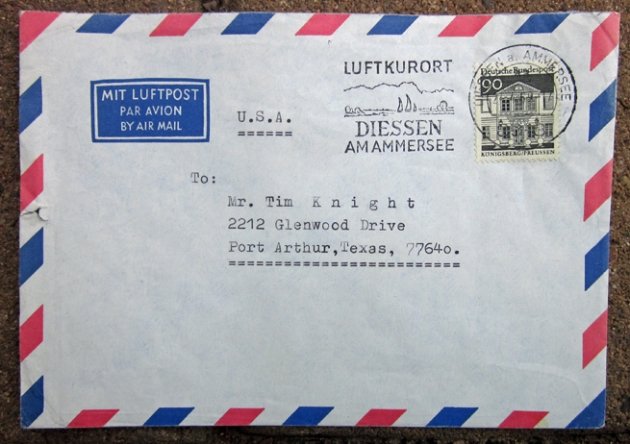  German Post WWII, Letter & Envelope, General der Panzertruppe, Baron Hasso von Monteuffel Autograph — image 4
