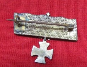  German WWI Patriotic Badge, 1914, Enameled EK — image 3