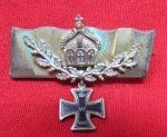 German WWI Patriotic Badge, 1914, Enameled EK