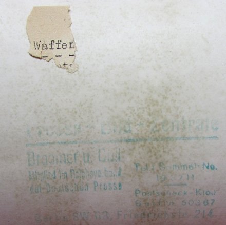  German WWII Waffen SS Hauptsturmfuhrer Knights Cross Winner Press Release Photo — image 4