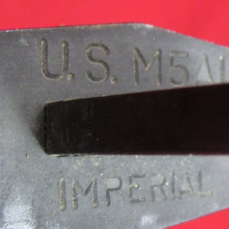  US 1950s M5A1 Garand Bayonet & Scabbard, Imperial Mfg — image 4