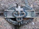 US WWII Combat Medic Badge, Pinback