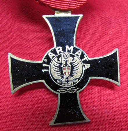  Italian WWII 11th Army Cross, Prima Armata, 1940 — image 3