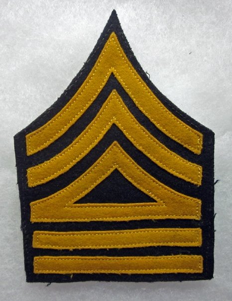  US Pre-WWI Dress Coat Chevron, Cavalry, Regimental Quartermaster Sgt — image 2