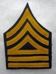 US Pre-WWI Dress Coat Chevron, Cavalry, Regimental Quartermaster Sgt