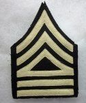 US Pre-WWI Dress Coat Chevron, Infantry, Quartermaster Sergeant