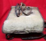 German WWI M1915 Knapsack, Gray Canvas Body