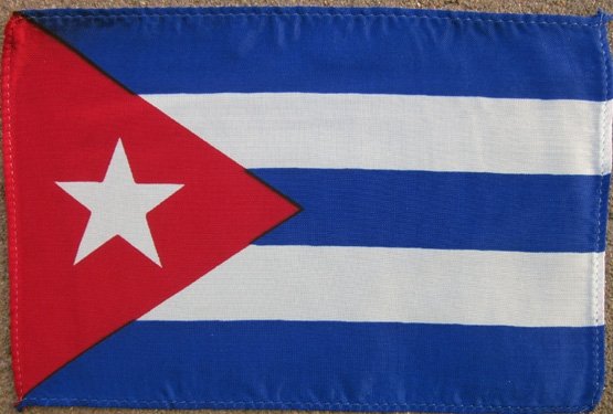  Cuba, Pre-WWI, Silk Flag, 6 x 4 Inches — image 2
