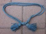 US Civil War Infantry Enlisted Hat Cord, Blue Wool