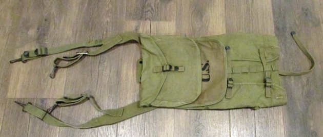  US WWII, M1928 Haversack & Meatcan Pouch, Boyt 1943 — image 2