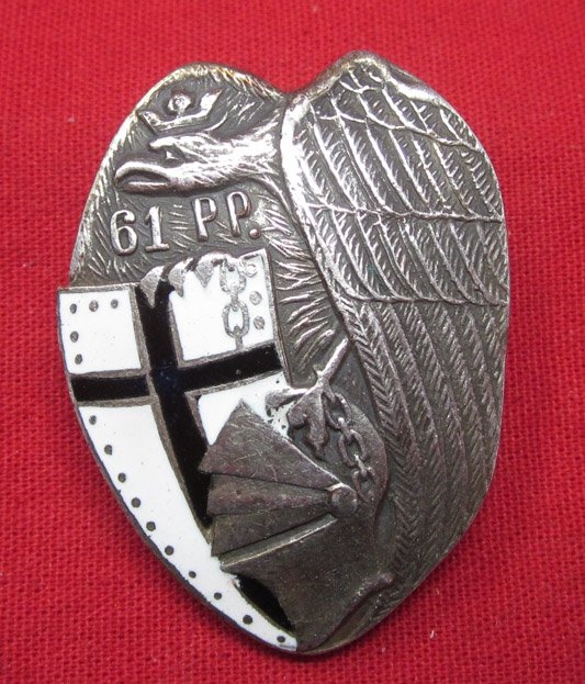  Polish Regimental Badge, Collectors Copy, 61st Infantry Regiment — image 2