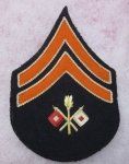 US Pre-WWI Dress Coat Chevron, Corporal Signal Corps