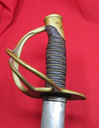  US Civil War M1860 Cavalry Sword & Scabbard, 1864 — image 2